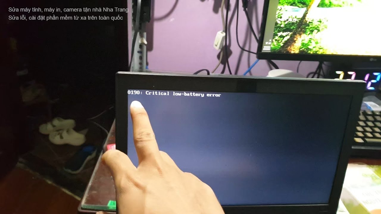 Lenovo x260 0910  Critical low battery error