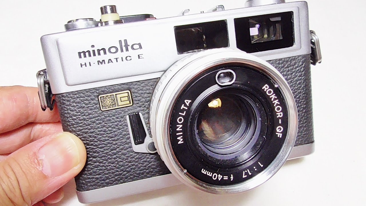 ミノルタ ハイマチックEの使い方 How to use MINOLTA HI-MATIC E 1970s Electric Shutter Camera