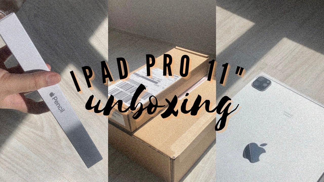 Unboxing iPad Pro 11-inch (2021) with Cute Accessories | Malaysia 🇲🇾