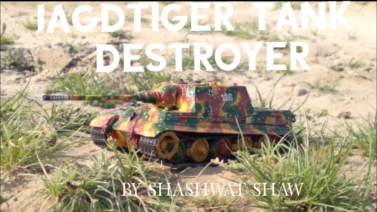 World of Tanks: JAGDTIGER TANK DESTROYER! || How to make a ww2 cardboard tank scale model !
