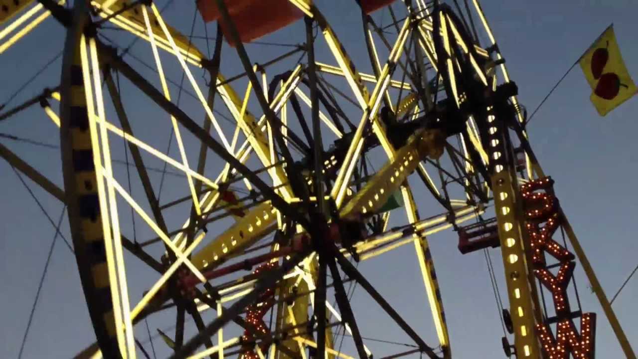 Sky Wheel Double Ferris Wheel Carnival Flat Ride On-Ride POV Strawberry Festival Florida