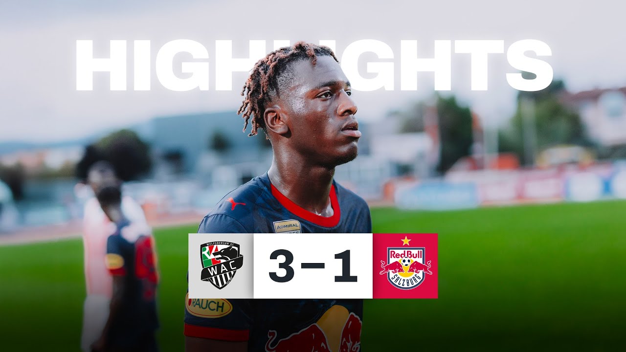 Erste Liga-Niederlage der Saison: WAC &ndash; Salzburg | Highlights | 6. Spieltag, ADMIRAL Bundesliga