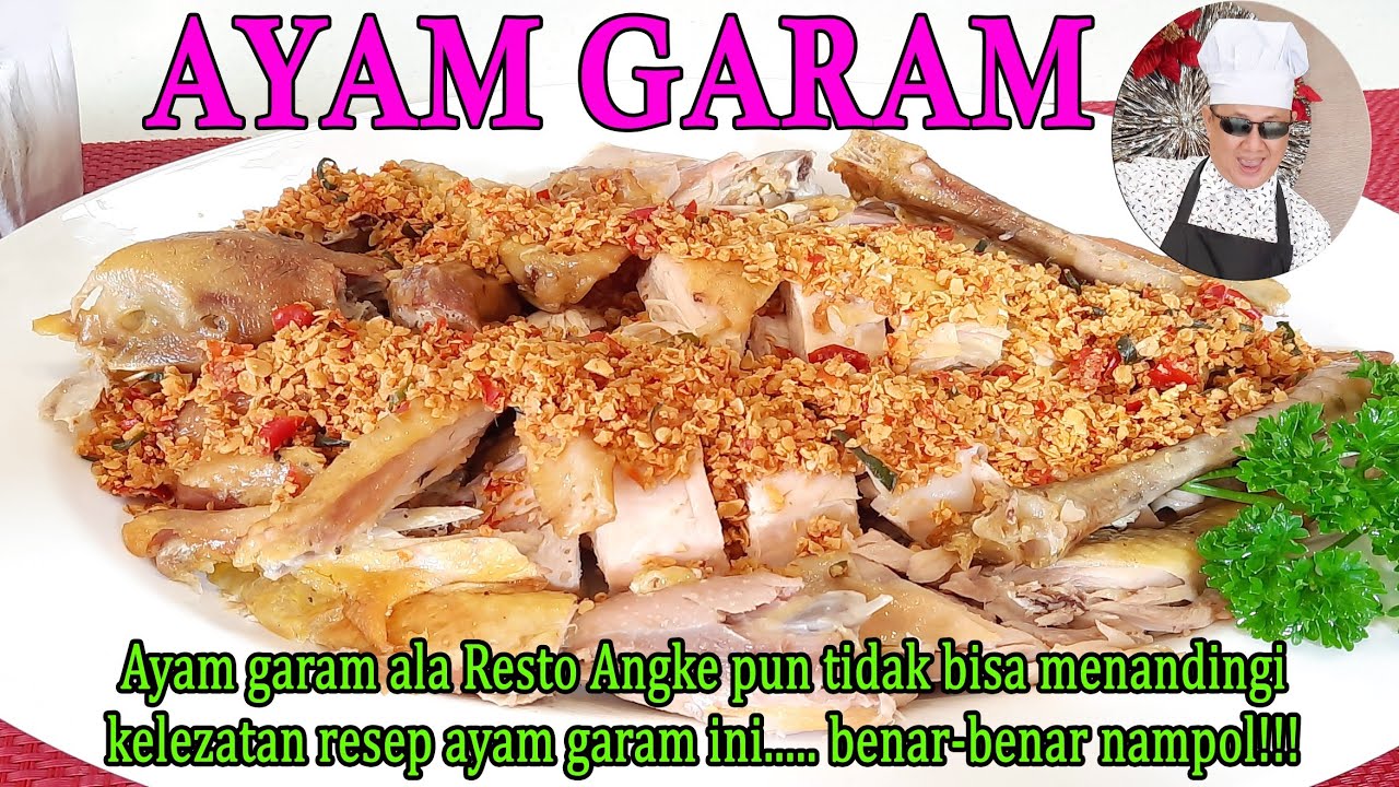 AYAM GARAM ,alaamak ayamnya empuk,harum,dan lezat, cara bikin mudah lgi ,kagak ribet