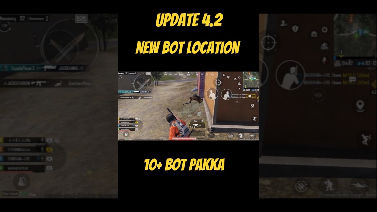 bgmi new Bot location update 4.2 / 