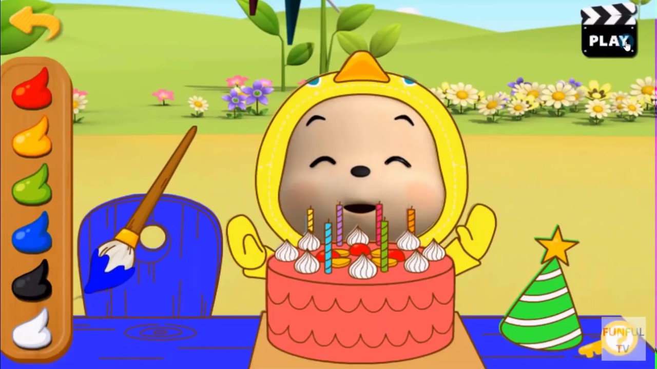 Hutos Coloring by Cotton Interactive Educational Game