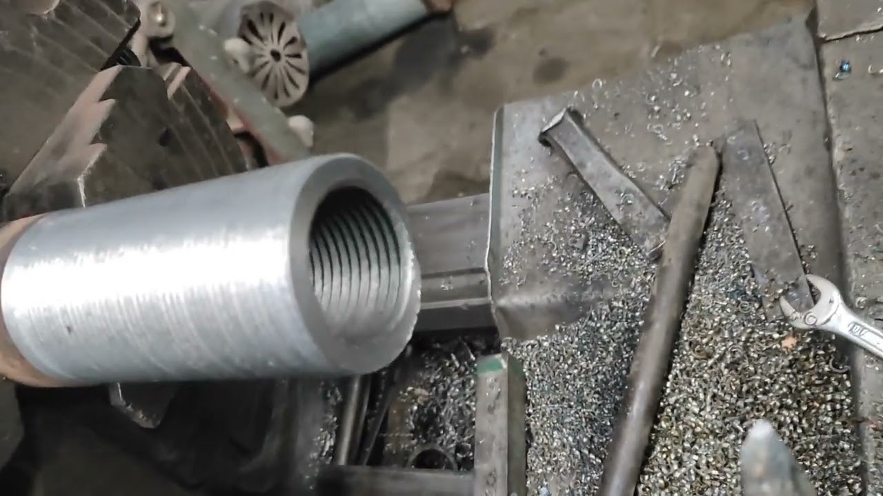 Power press check nut repair ( boss me slu laga kar repair ).    Gopal engineering works 9408380837