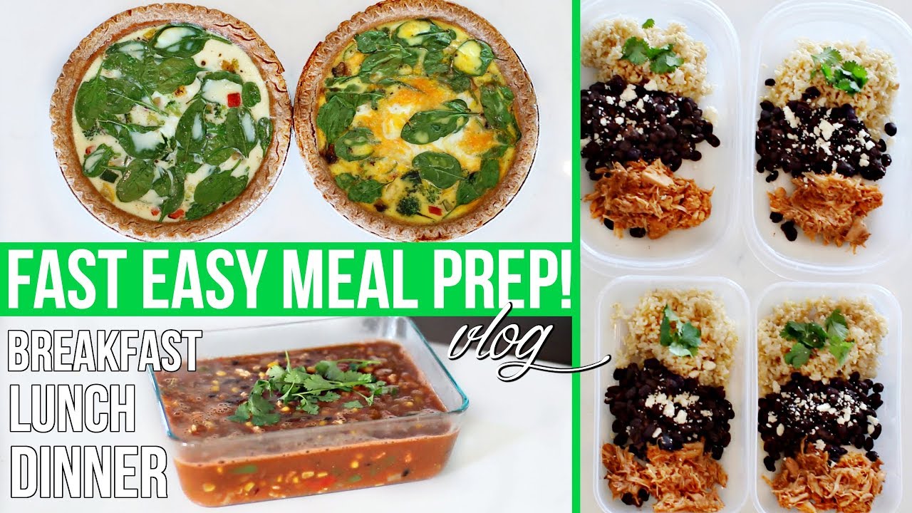MEAL PREP WITH ME! Easy Healthy Meal Prep Ideas!