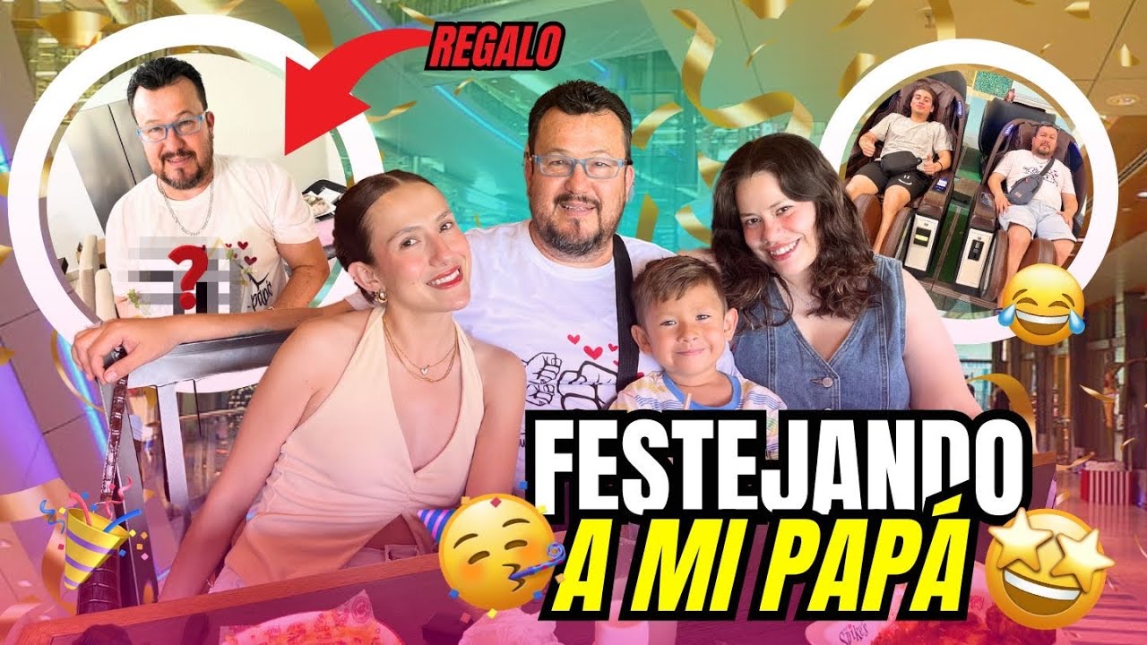 FESTEJANDO A MI PAPÁ🧔🏻‍♂️*vlog dia del padre*🤩|Yulis