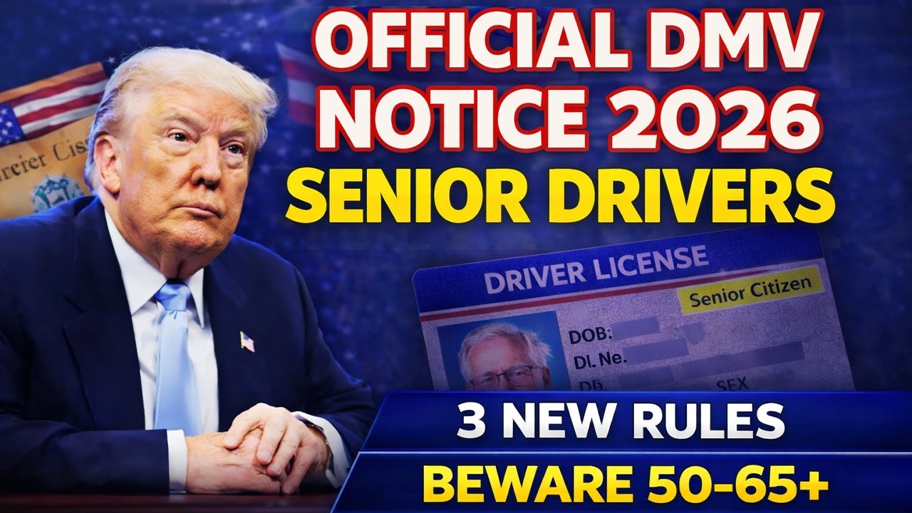 Official DMV Notice 3 Driving Rules Changing Across the U.S. &mdash; Drivers 65+ Affected