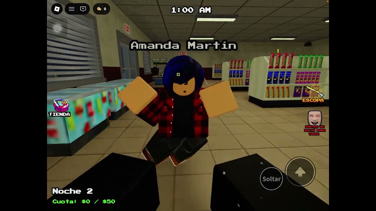Jugando un juego de miedo, sufririanse y déle Like