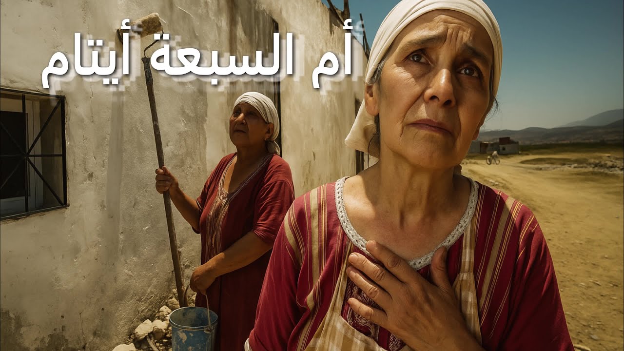 أم مغربية تصارع الفقر والحر و السرطان لتطعم أبناءها السبعة – قصة إنسانية مؤثرة