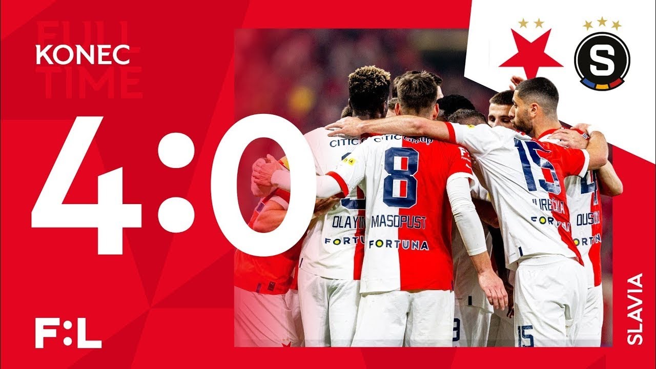 SLAVIA PRAHA vs. SPARTA PRAHA | 4:0 | 23.10.2022