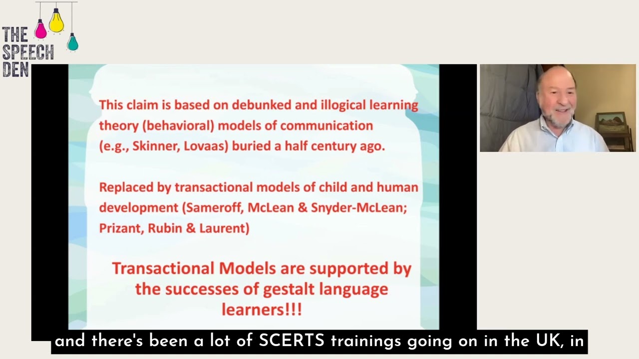 Dr Barry Prizant- Neurodiversity and Gestalt Language Development: A Crucial Alliance