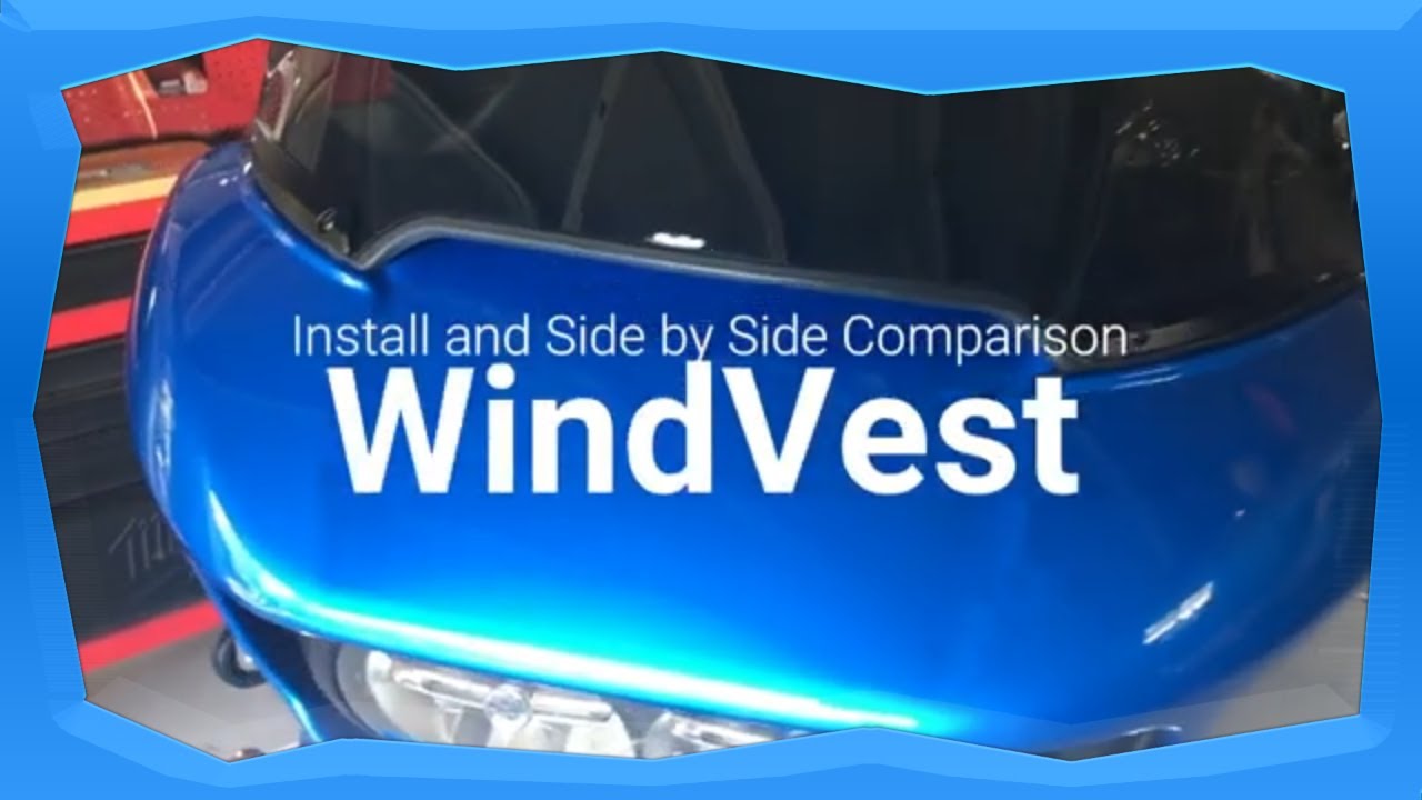 Motorcycle Mod-WindVest Install//Side by Side Comparison