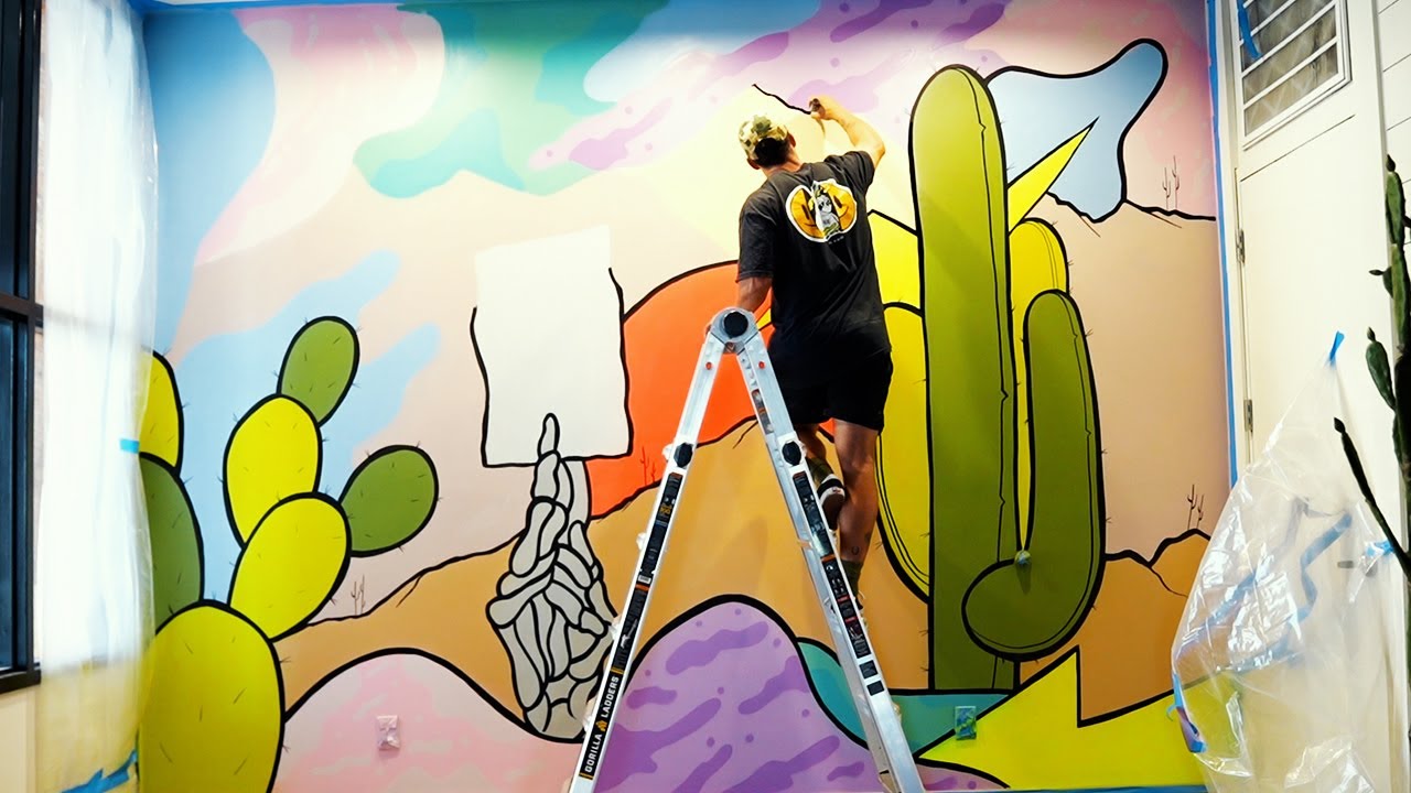 New Mural Art Work For Nick Bare | TRAVELOGUE EP:1 | Nashville BPN