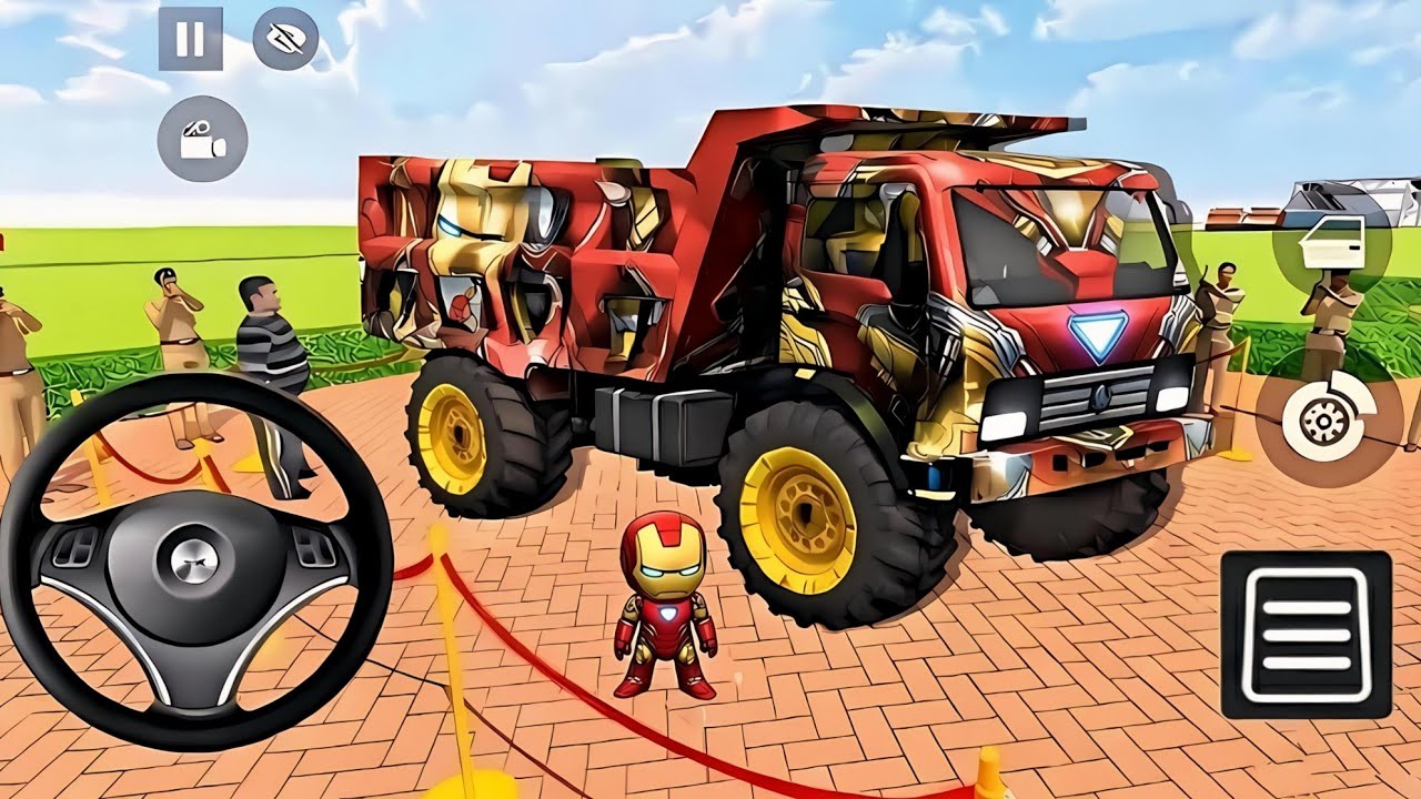 🕷️Ironman Lurixy Dumper Truck & Spiderman Spiderman 3D Game🤩Indian Thift Auto🤑Purchase Lot's of Doll