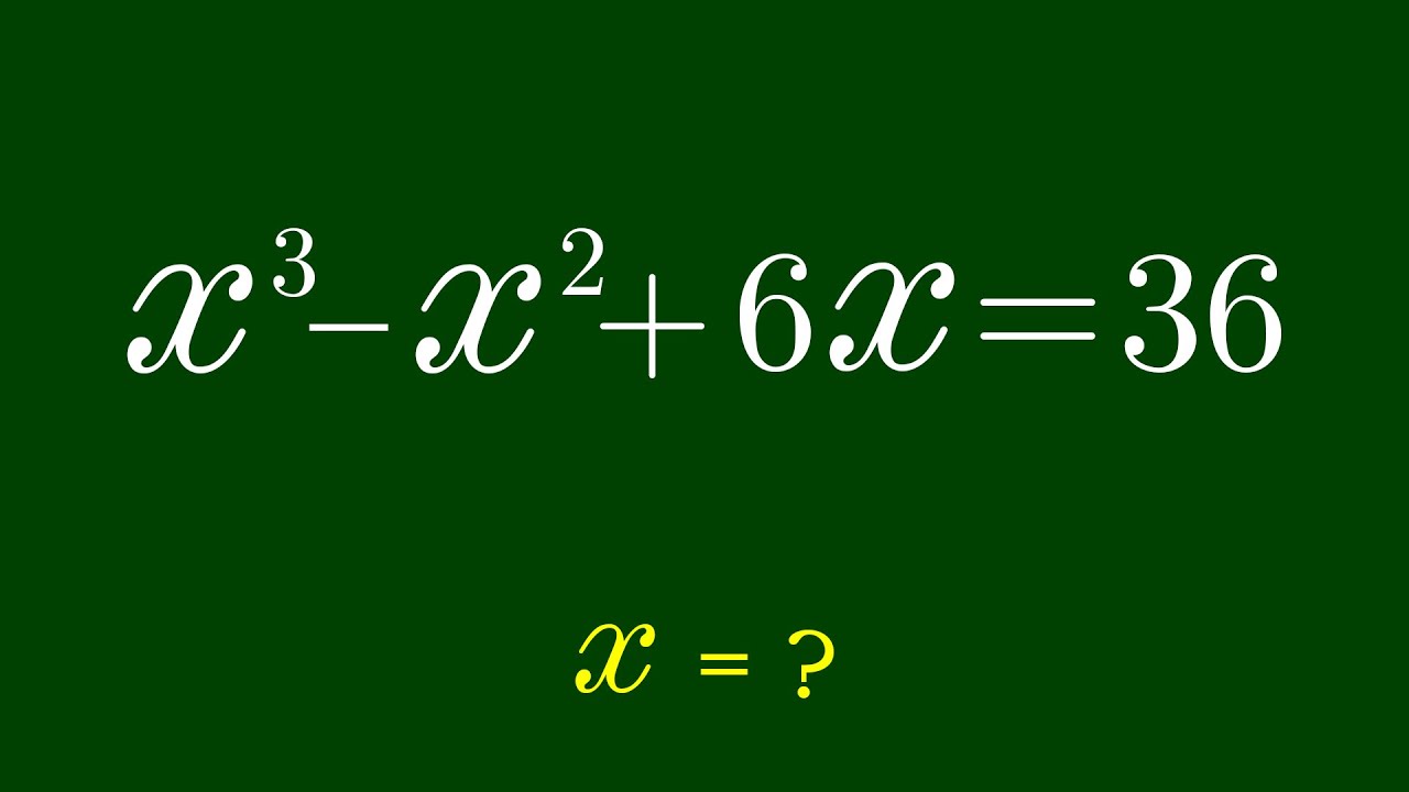 A Nice Algebra Problem | Math Olympiad | Find the value of x=?