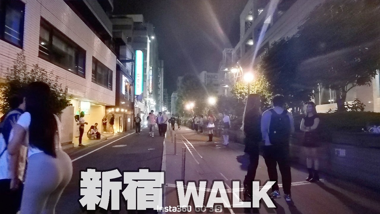 大久保公園・夜の新宿歌舞伎町をお散歩！ラブホテル街！Night Walk in Tokyo Shinjuku Kabukicho