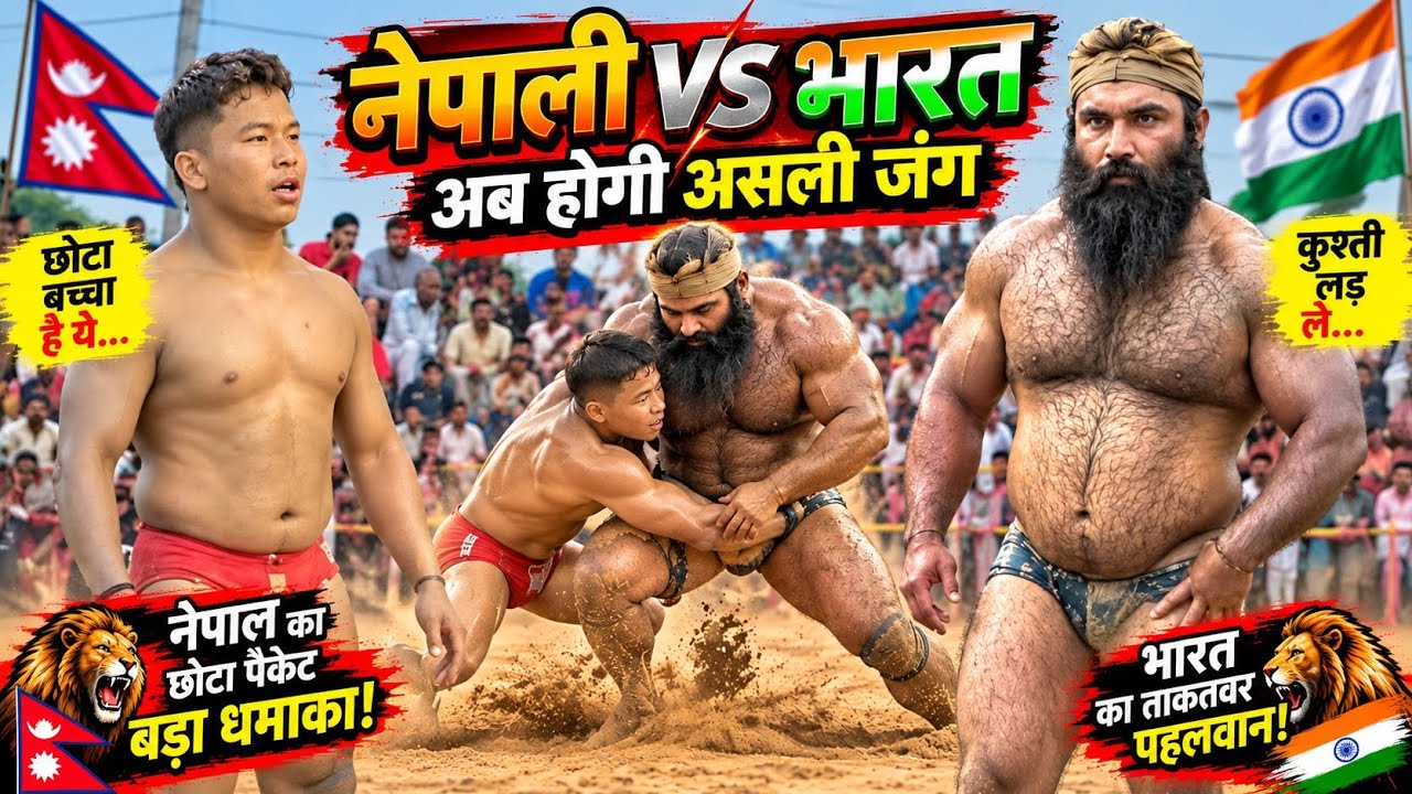 अब होगी असली जंग ❌❌❌ नेपाली गया deva thapa ki kushti 
