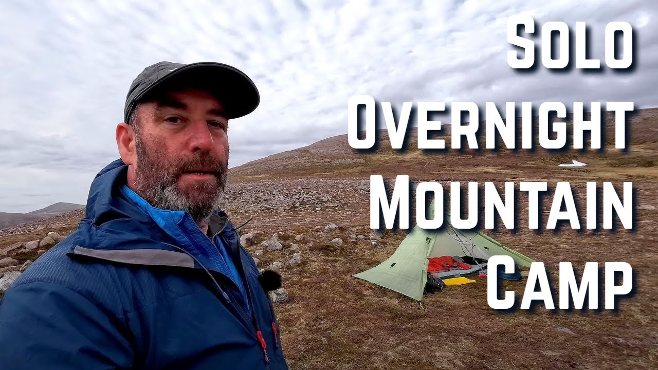 24 Hours Wild Camping: Solo Overnight Mountain Camp | MLD Duomid Tent.