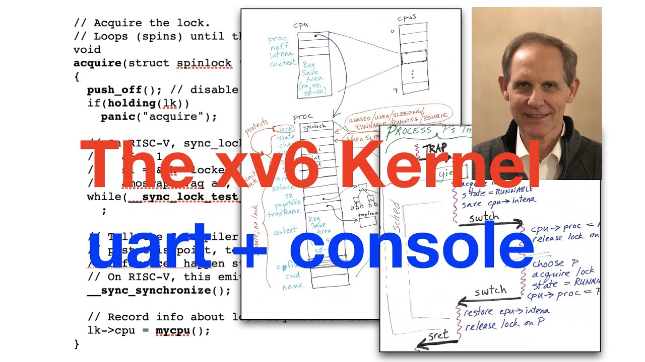 xv6 Kernel-18: uart.c and console.c