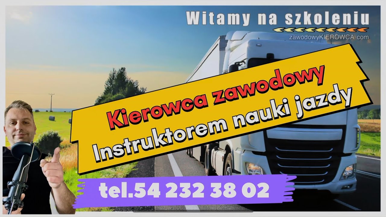 Kierowca zawodowy instruktorem nauki jazdy❓