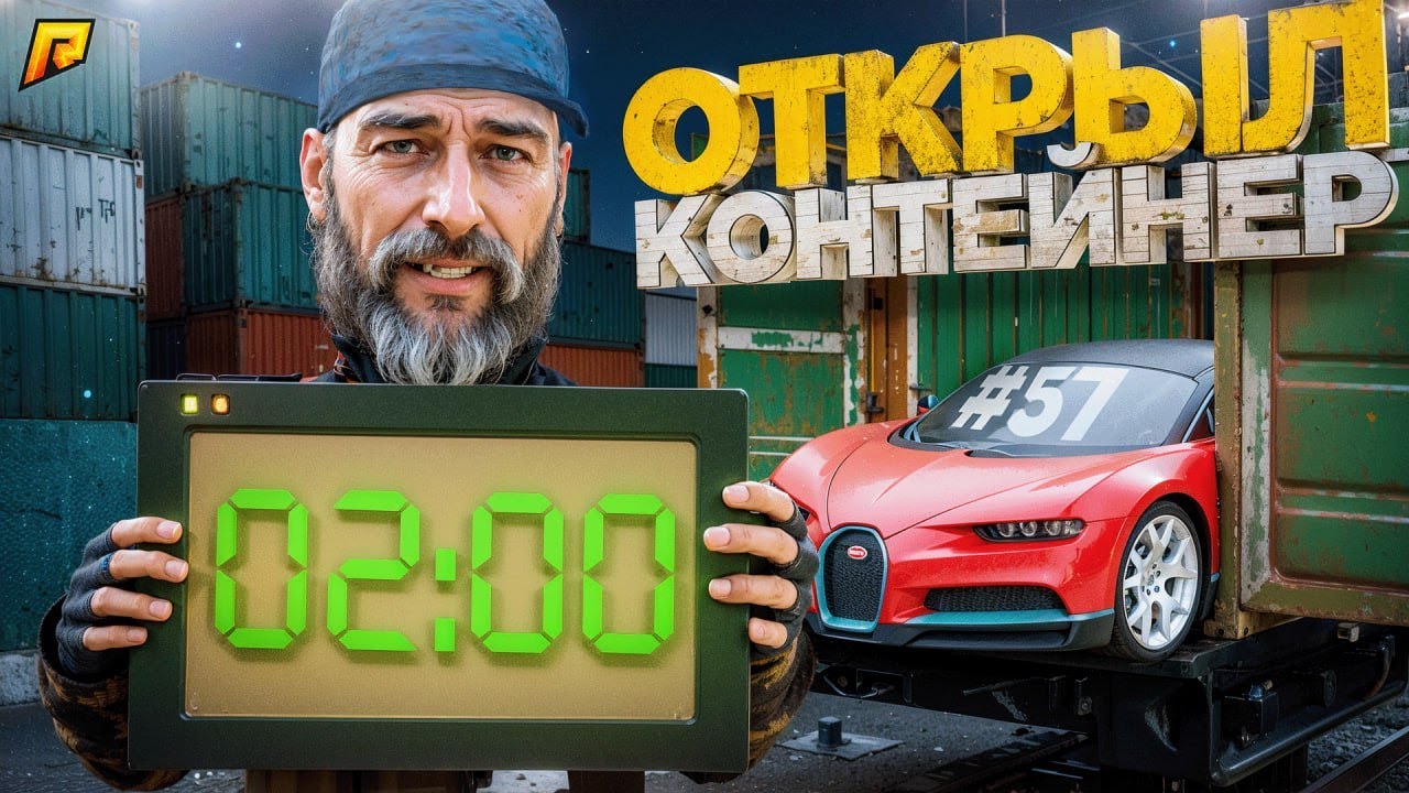 СЛОВИЛ НОЧНОЙ СПАВН КОНТЕЙНЕРОВ и ДИКО ОКУПИЛСЯ! ПУТЬ БОМЖА в GTA RADMIR RP #57