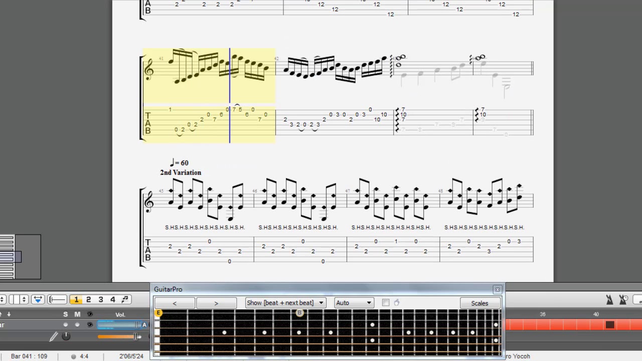 Yuquijiro Yocoh - Sakura Theme and Variations (Score)