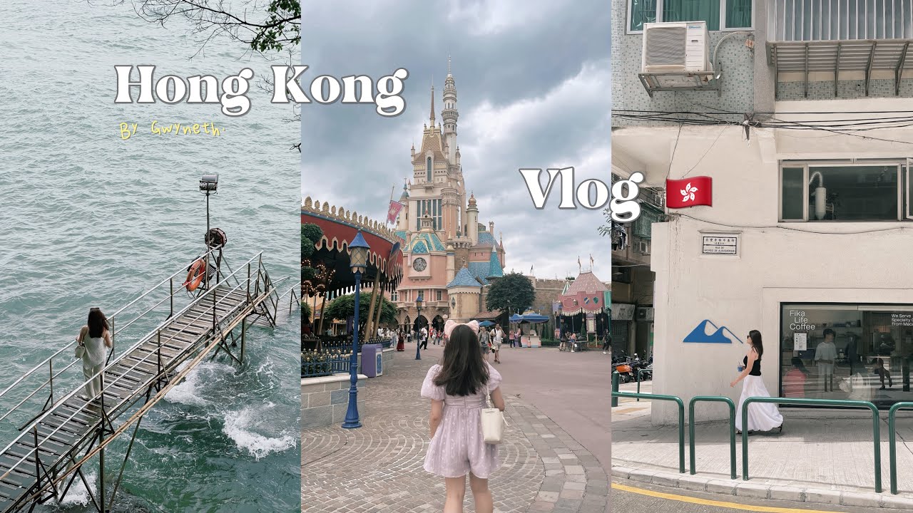 Travel Vlog 🇭🇰🇲🇴| Hong Kong, Disneyland, HK foods, Cafes, Kennedy Town, Macao day trip
