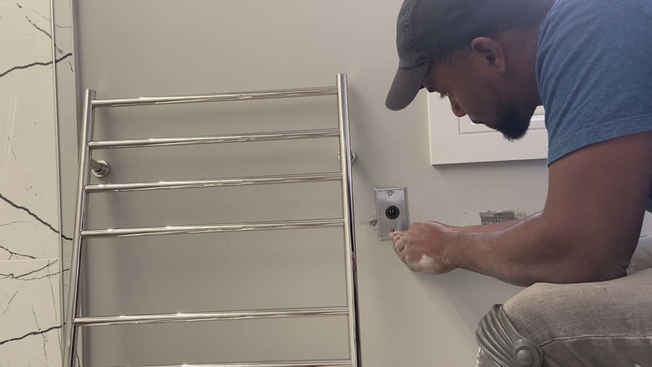 Towel warmer install