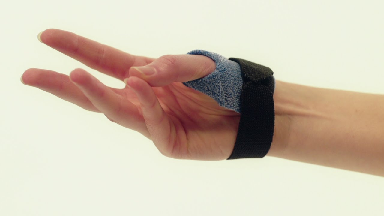 Thumb support orthosis - Orficast Instructional Movie  9