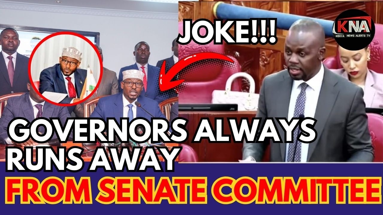 GOVERNORS ALWAYS RUN AWAY FROM THE SENATE COMMITEE WE'LL COME FOR YOU!