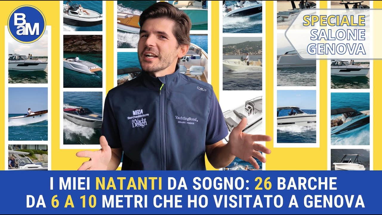 NATANTI da sogno! 26 barche (da 6 a 10 metri) viste a Genova e il loro prezzo