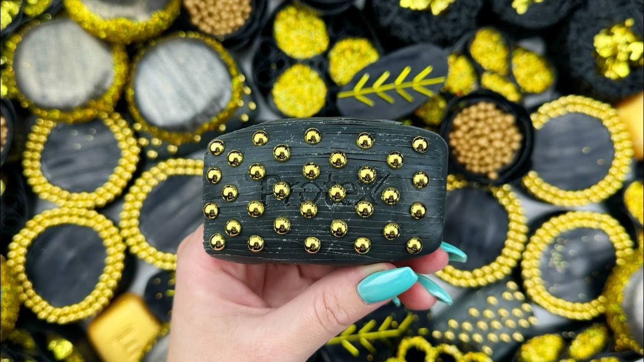 ASMR Soap Extravaganza: Crushing, Cutting, and Crafting with Foam, Glitter, and Starch!