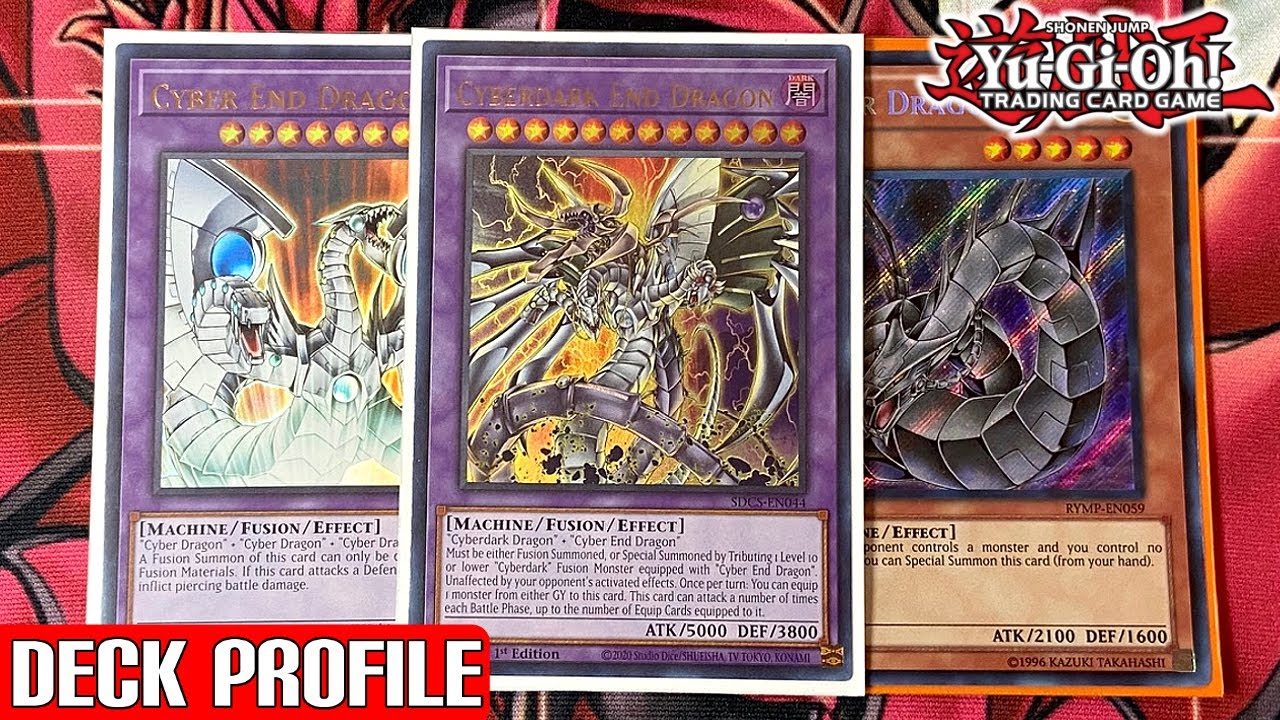 Yu-Gi-Oh! NEW! CYBERDARK DRAGON DECK PROFILE 2021! + CYBER DRAGON!