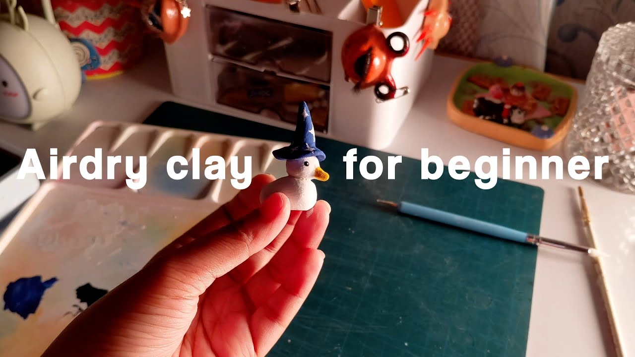 Airdry clay for beginners