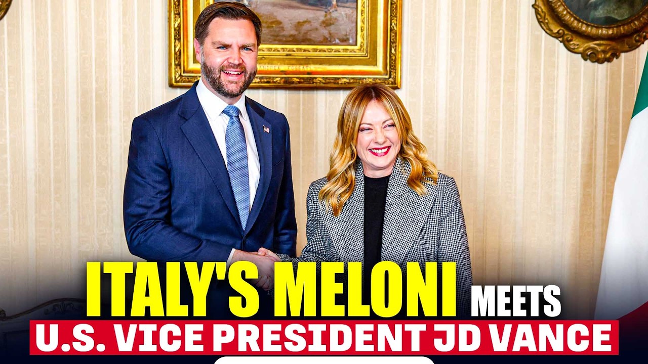 Italy's PM Giorgia Meloni meets U.S. Vice President JD Vance in Olympic co-host Milan | USA | Italy