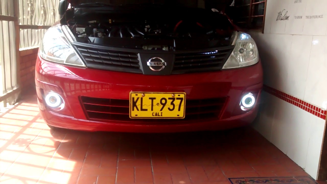 Exploradoras en led Nissan Tiida 2012