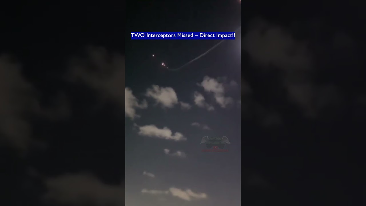 Iranian Ballistic Missile Slips Through Multi-Defense Layer!!