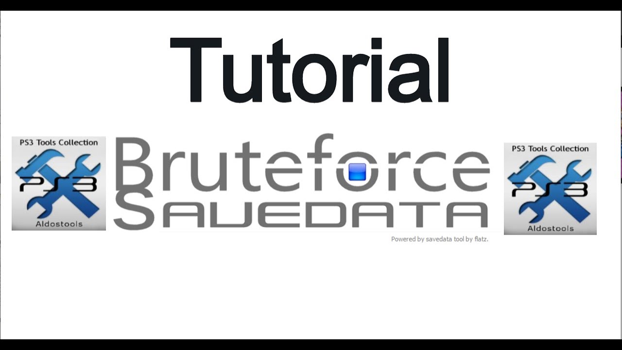 Tutorial BruteForce SaveData Edite Saves para usar no PS3 ou RPCS3