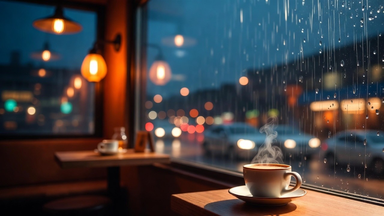 Vintage Jazz Lo-fi ☕️ Night Cafe Radio for Relax&Chill (3 Hours) #backgroundmusic #cafe #studymusic