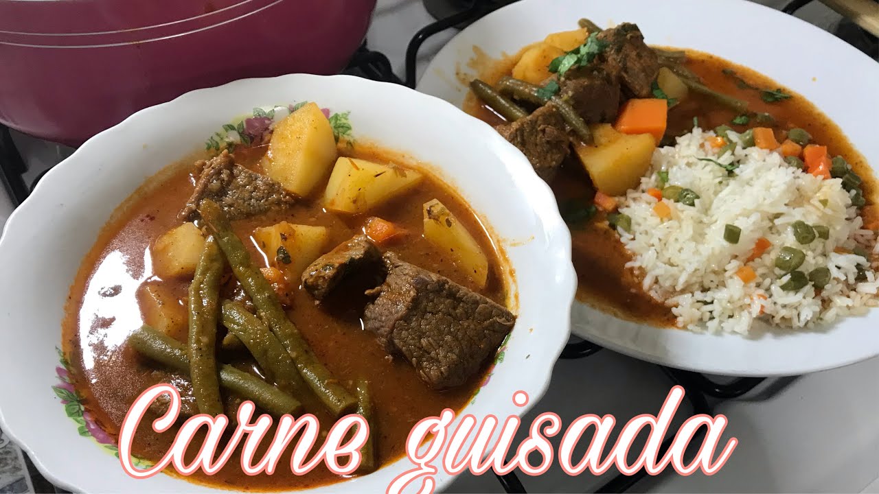Carne guisada Salvadoreña.