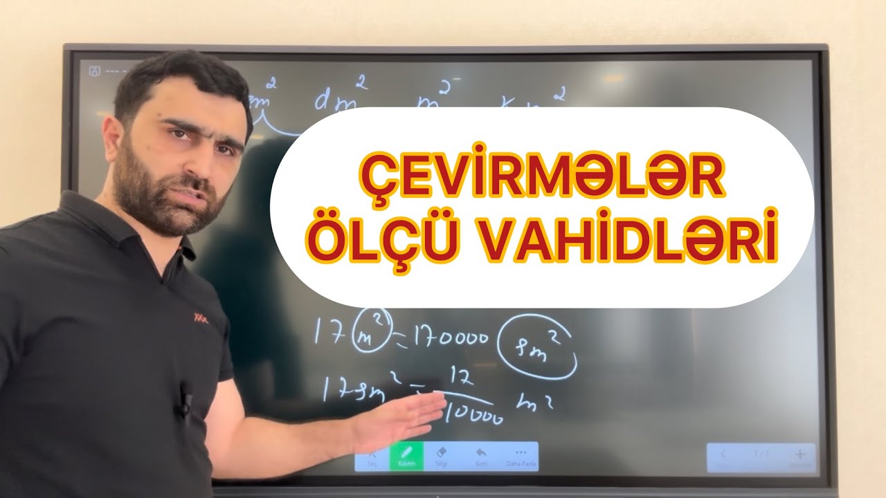 ÇEVİRMƏ - ÖLÇÜ vahidləri / İBTİDAİ / MİQ-Sertifikasiya