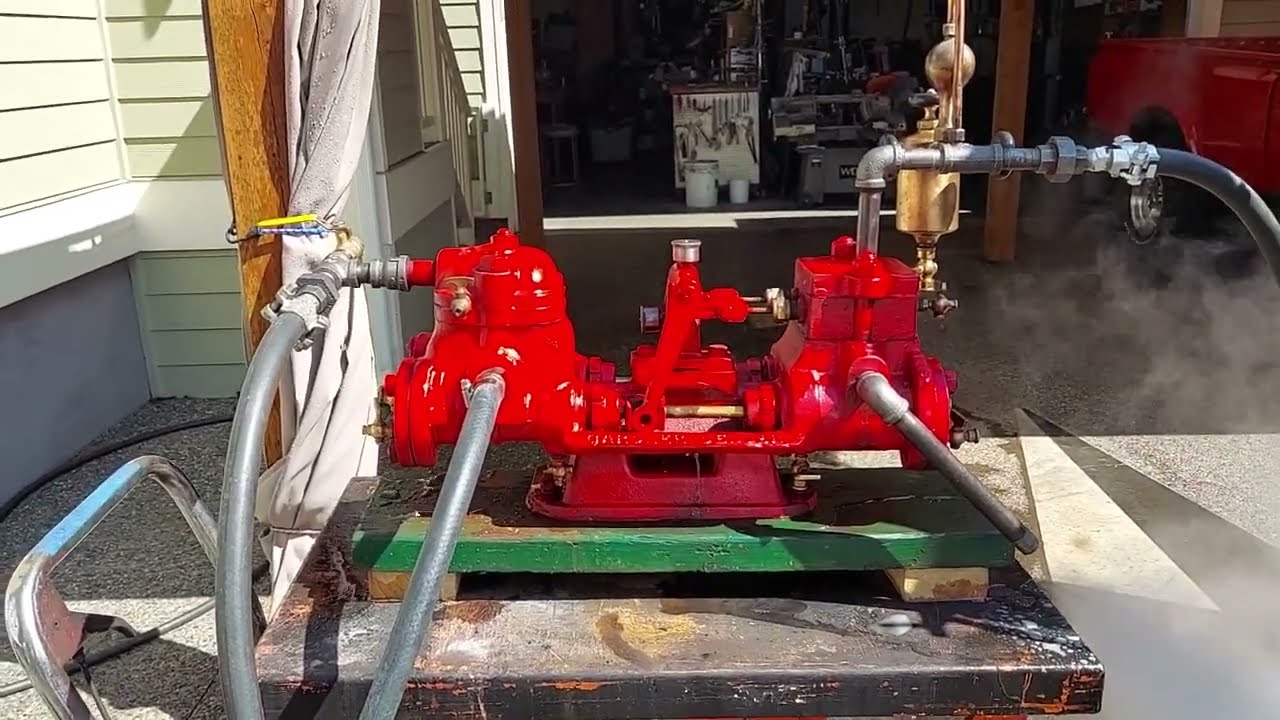 Gardener Boiler steam pump  Antique Like a Worthington pump off grid oiler Ross Bendixen