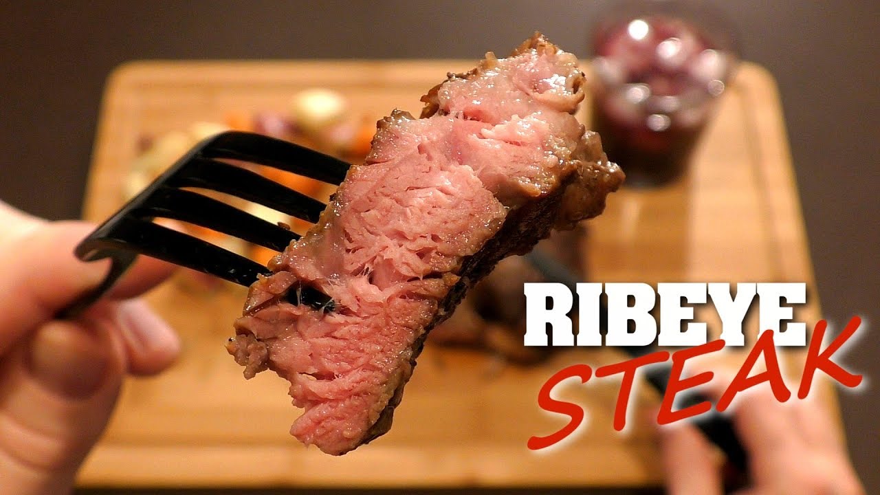 ASMR: Eating a Rib-Eye Steak 2.0 (No talking)