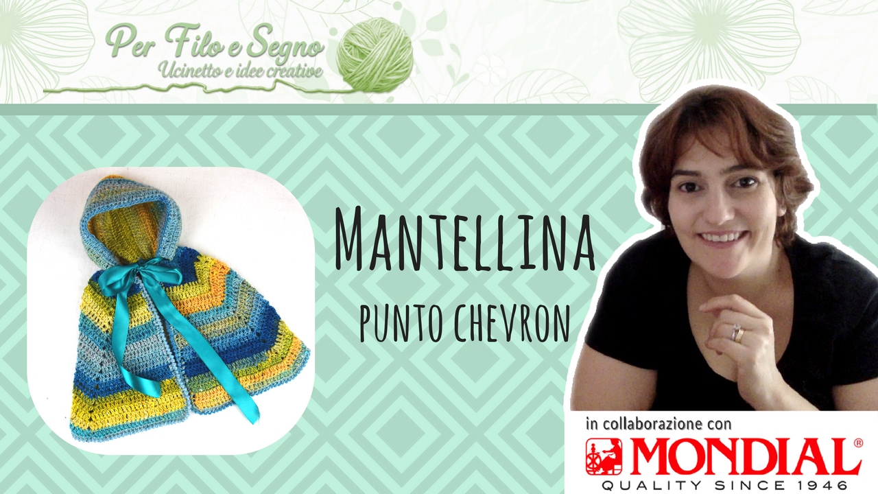Tutorial - Mantellina punto chevron
