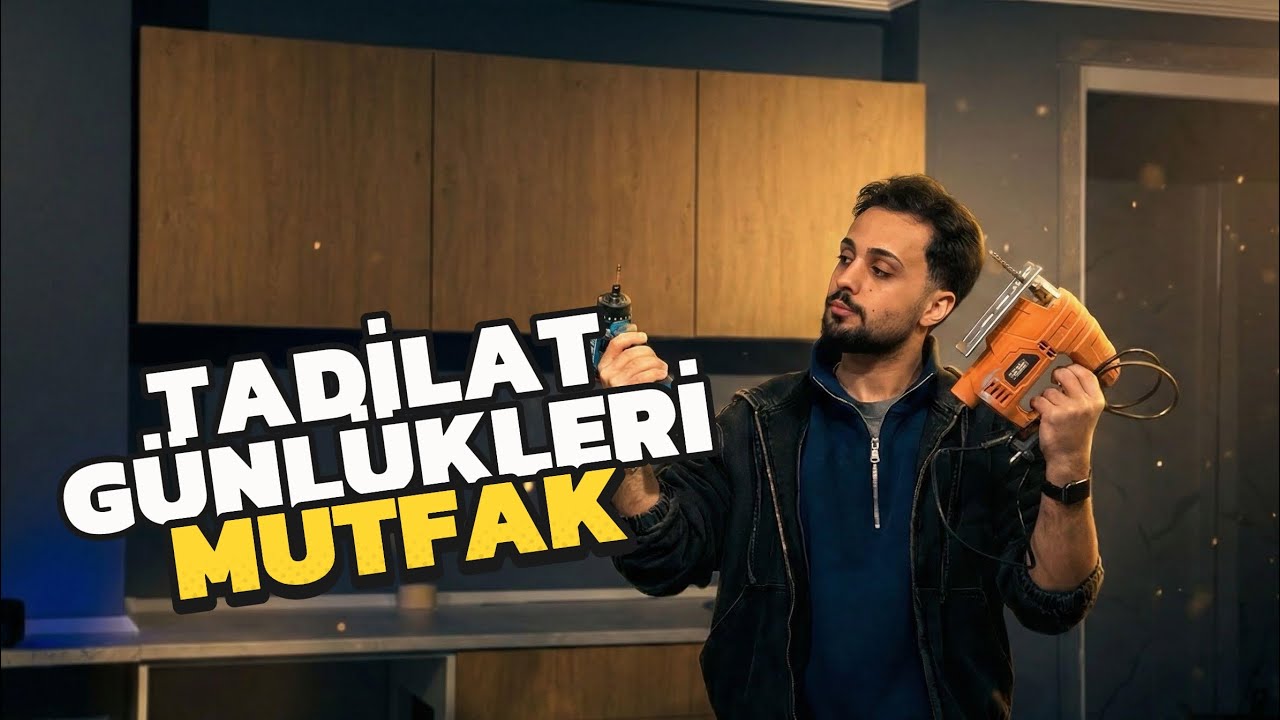 Yeni Stüdyom ve Evimin Mutfağını Yapıyorum | Tadilat Günlükleri