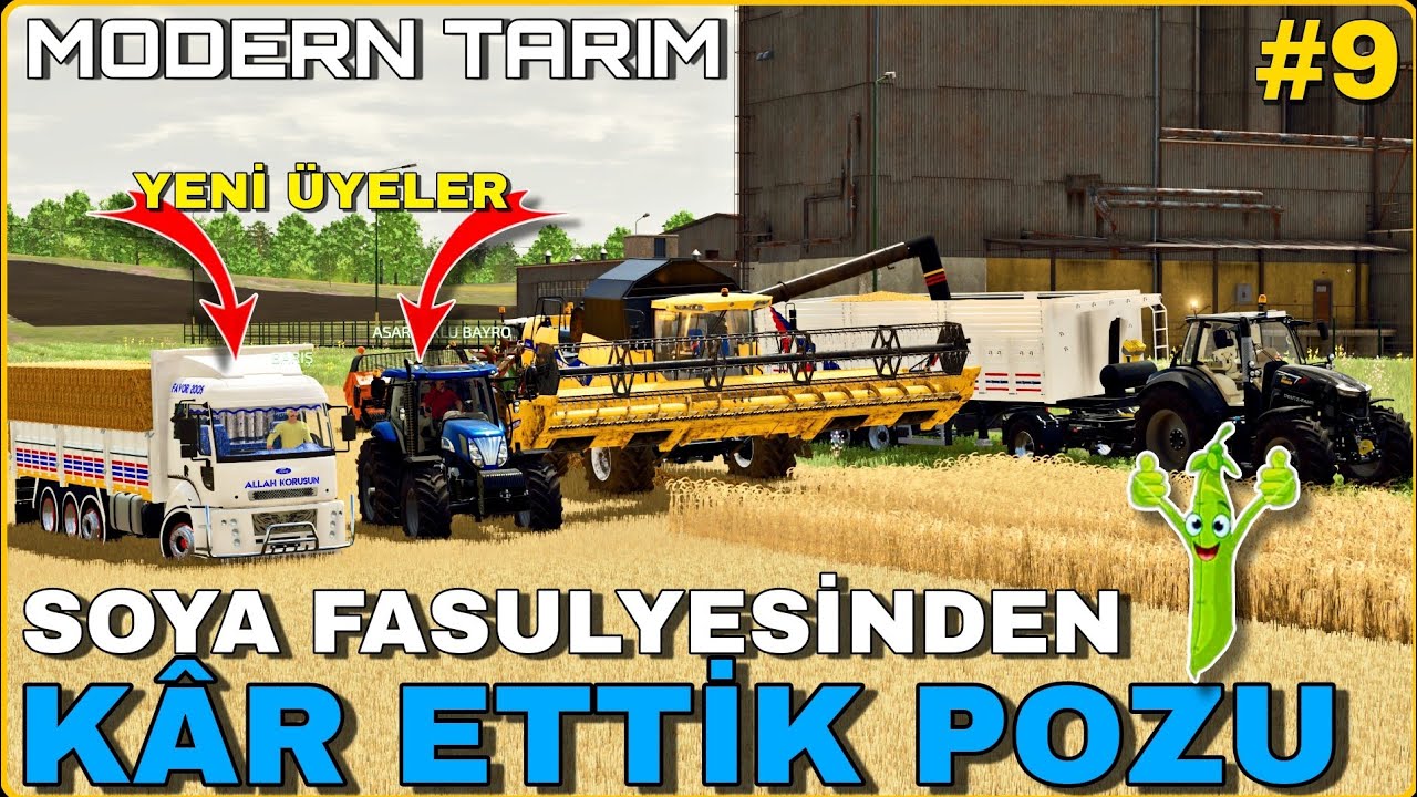 SOYA FASULYESİNDEN MÜKEMMEL PARA KAZANDIK -  NH T7070 HAYIRLI OLSUN #farming