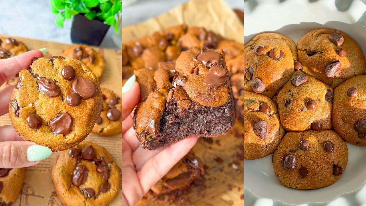 Brown Butter Chocolate Chip Cookies🍪 Three Ways!