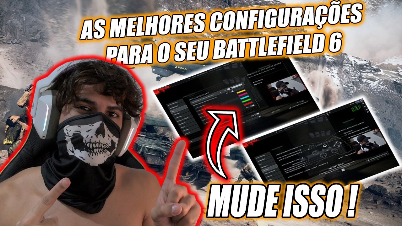 AS MELHORES *MINHAS* CONFIGURAÇÕES PARA O BF6. COMEÇE BEM NA SEASON 2 !